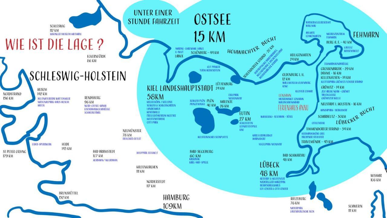 Ferienhaus Annu Lensahn Kültér fotó